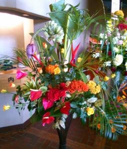 芭蕉の実付きを使って｜「お花の陽光園」　（青森県八戸市の花キューピット加盟店 花屋）のブログ